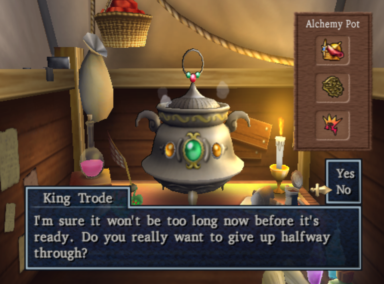 Dragon Quest 8 Alchemy Pot